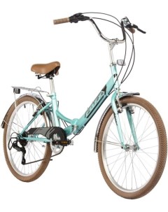 Велосипед взрослый 24SFV SHIFT GN4 зелёный Foxx
