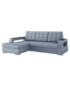 Угловой диван Виктория 95 170 см Пружинный блок Двуспальные Жесткие Синий 252 Ширина 250 см Первый мебельный