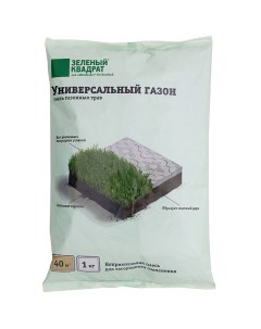 Семена газонной травы Универсальный газон 1 кг Зеленый квадрат