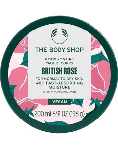 Легкий увлажняющий йогурт для тела British Rose 200 0 The body shop