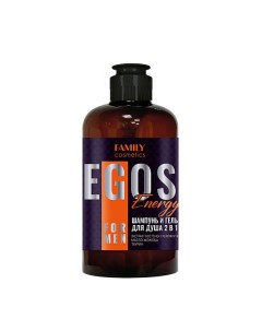 Шампунь и гель для душа 2 в 1 Energy серии EGOS for men 470 0 Family cosmetics