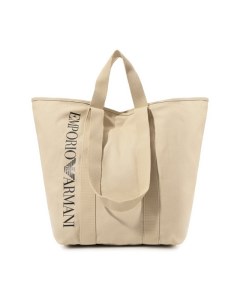 Текстильная пляжная сумка Emporio armani