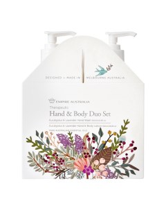 Жидкого мыло для рук и лосьон для тела с маслами эвкалипта и лаванды Therapeutic 2x500ml Empire australia