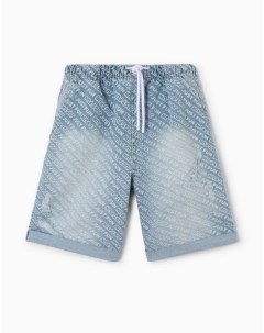 Джинсовые шорты Comfort с принтом Gloria jeans