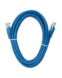 Сетевой кабель UTP cat 5e ANP511 3m Blue Aopen