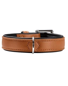 Ошейник для собак Conadian 50 кожа лося коньячно-черный 37-43см Hunter