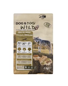 Regional Grassland Сухой корм для собак с мясом кабана ягненка и буйвола 2 кг Dog & dog wild