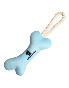 Игрушка для собак косточка с канатом 31 х 9 х 4 см Голубой Mr.kranch