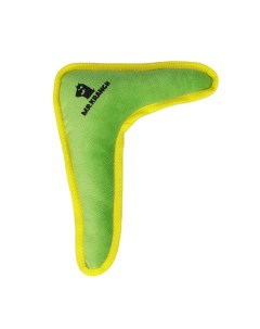 Игрушка для собак бумеранг с пищалкой 22 х 19 х 4 5 см Зеленый Mr.kranch