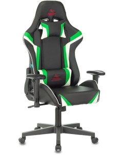 Кресло Z4 черный зеленый эко кожа Zombie