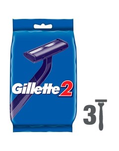 Станок для бритья для мужчин 3 шт одноразовые Gillette
