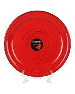 Тарелка обеденная керамика 26 см круглая Scarlet DMD001 Domenik
