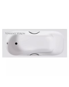 Ванна чугунная Aura 170x70 с ручками белый Vinsent veron