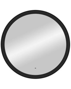 Зеркало Planet 100х100 с подсветкой черный Continent
