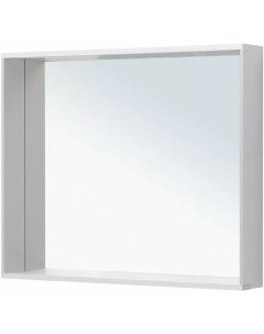Зеркало Reality 90 с подсветкой серебро матовый Allen brau