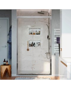 Душевая дверь в нишу Стокгольм DE019D2150200 150 см профиль хром глянец Stworki