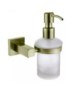 Дозатор для жидкого мыла настенный стекло бронза латунь KH 4310 Kaiser