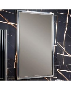 Зеркало Monaco 70х110 с подсветкой черный хром Armadi art