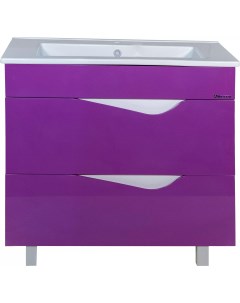 Тумба для комплекта Эйфория 85 фиолетовая Bellezza