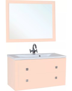 Мебель для ванной Милан 90 бежевая Bellezza