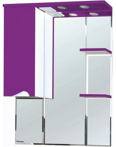 Зеркало шкаф Эйфория 80 L фиолетовый Bellezza