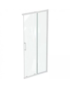Душевая дверь Connect 2 90 профиль белый стекло прозрачное Ideal standard