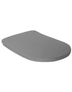 Сиденье для унитаза Tribeca с системой микролифт, серый матовый (519189) Kerasan