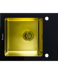 Мойка кухонная Eco Glass SMG 610B Gold B Seaman