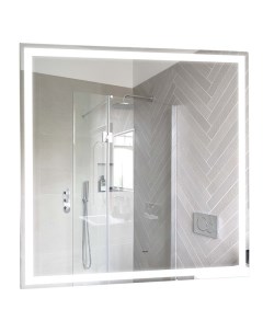 Зеркало для ванной Рига 77х77см LED подсветка Silver mirrors