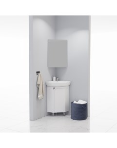 Мебель для ванной комнаты Сириус 40 см белая Corozo