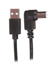 Кабель USB 2 0 Am USB 2 0 Bm угловой 50см черный GCR UPC3ML GCR 52930 Greenconnect