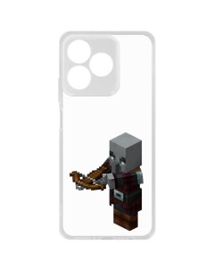 Чехол накладка Clear Case Minecraft Разбойник для Realme C61 Krutoff