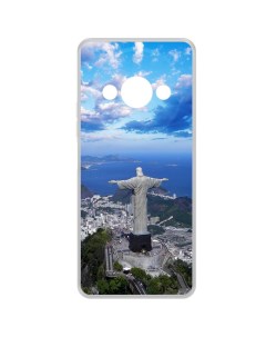 Чехол накладка Clear Case Бразилия Статуя Христа для Xiaomi Poco C61 Krutoff