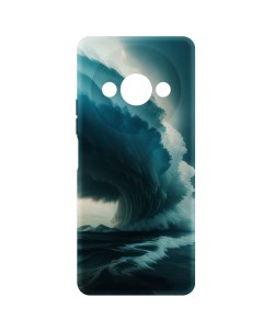 Чехол накладка Soft Case Торнадо для Xiaomi Poco C61 черный Krutoff