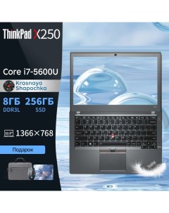 Ноутбук ThinkPad X250 черный 202210323 Lenovo