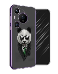 Чехол на Huawei Pura 70 Pro 70 Pro Plus Деловая панда Awog