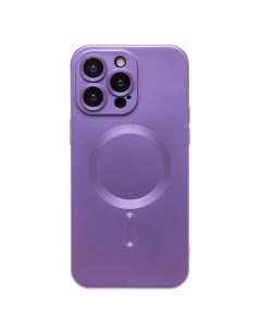 Чехол для iPhone 15 Pro Max силиконовый Matte MagSafe пурпурный Promise mobile
