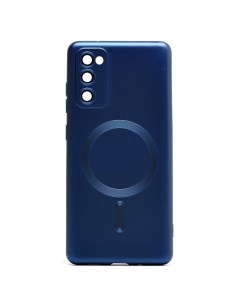 Чехол для Samsung SM G780F Galaxy S20 FE силиконовый Matte MagSafe темно синий Promise mobile
