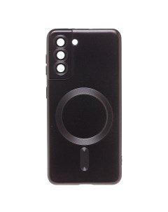 Чехол для Samsung SM G991B Galaxy S21 силиконовый Matte MagSafe черный Promise mobile