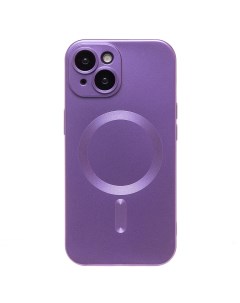 Чехол для iPhone 15 силиконовый Matte MagSafe пурпурный Promise mobile