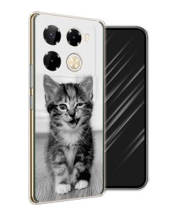 Чехол на Infinix Note 40 Pro 5G Note 40 Pro Plus Подмигивающий котенок Awog