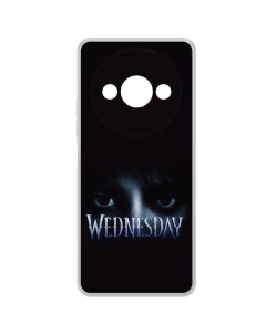 Чехол накладка Clear Case Уэнсдей Аддамс Логотип для Xiaomi Poco C61 Krutoff