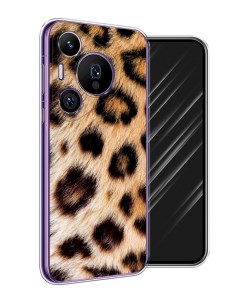 Чехол на Huawei Pura 70 Pro 70 Pro Plus Леопардовый принт Awog