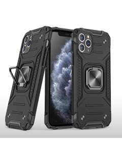 Противоударный чехол Legion Case для iPhone 11 Pro Max черный Black panther