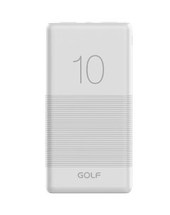 Внешний аккумулятор G80_White 10000 Mah белый Golf