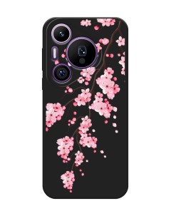 Чехол на Huawei Pura 70 Pro 70 Pro Plus Розовая сакура Awog
