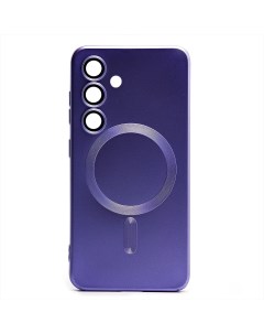 Чехол для Samsung SM S921B Galaxy S24 силиконовый Matte MagSafe пурпурный Promise mobile