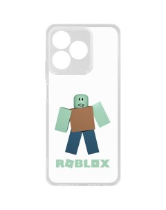 Чехол накладка Clear Case Roblox Зомби для Realme C61 Krutoff