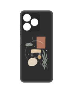 Чехол накладка Soft Case Элегантность для Realme C61 черный Krutoff