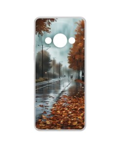 Чехол накладка Clear Case Осенний дождь для Xiaomi Poco C61 Krutoff